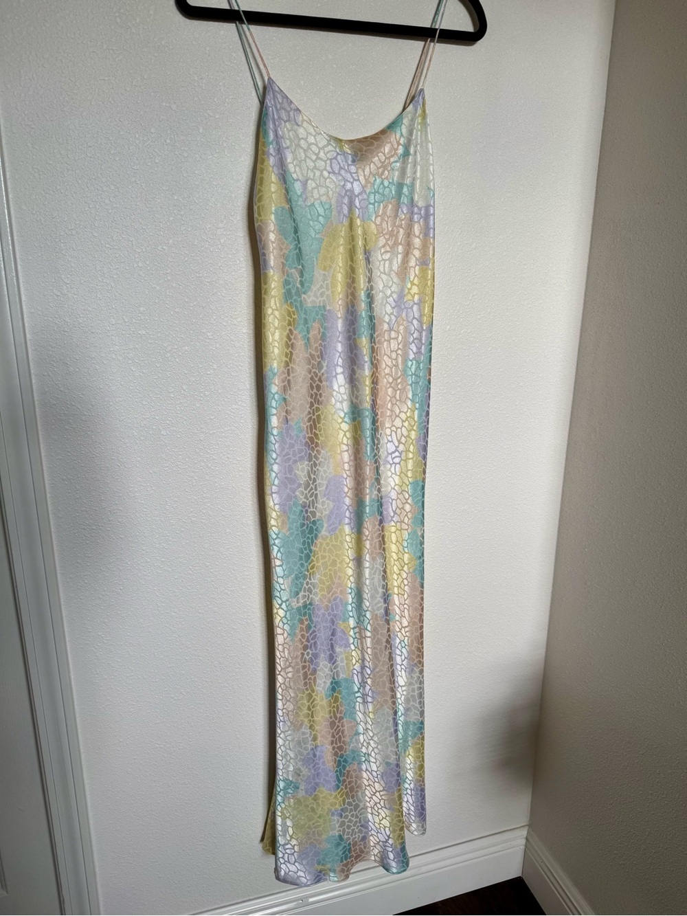Vintage Georgette Trabolsi Maxi Slip Robe Set Coquette Cottagecore L - Picture 8 of 16
